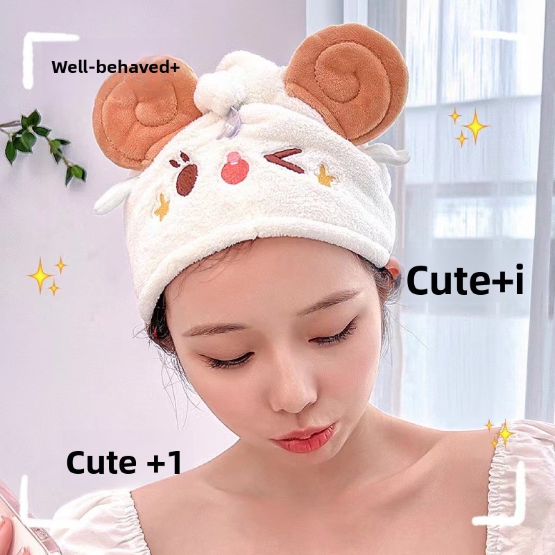 Cute Kawaii Sheep Dry Hair Cap - Golf Towel ulasan dan harga