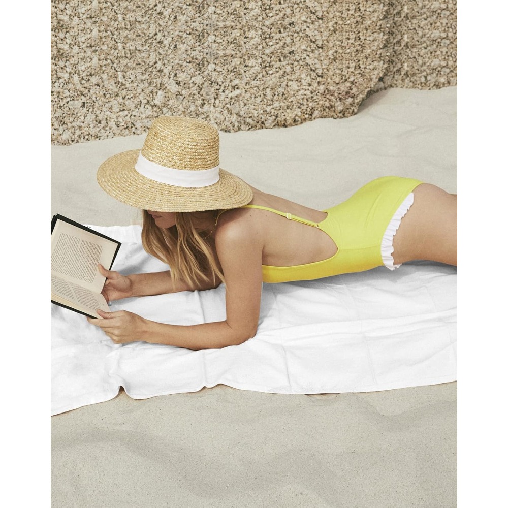 1pc Beach Towel Pure White Tow - Golf Towel ulasan dan harga