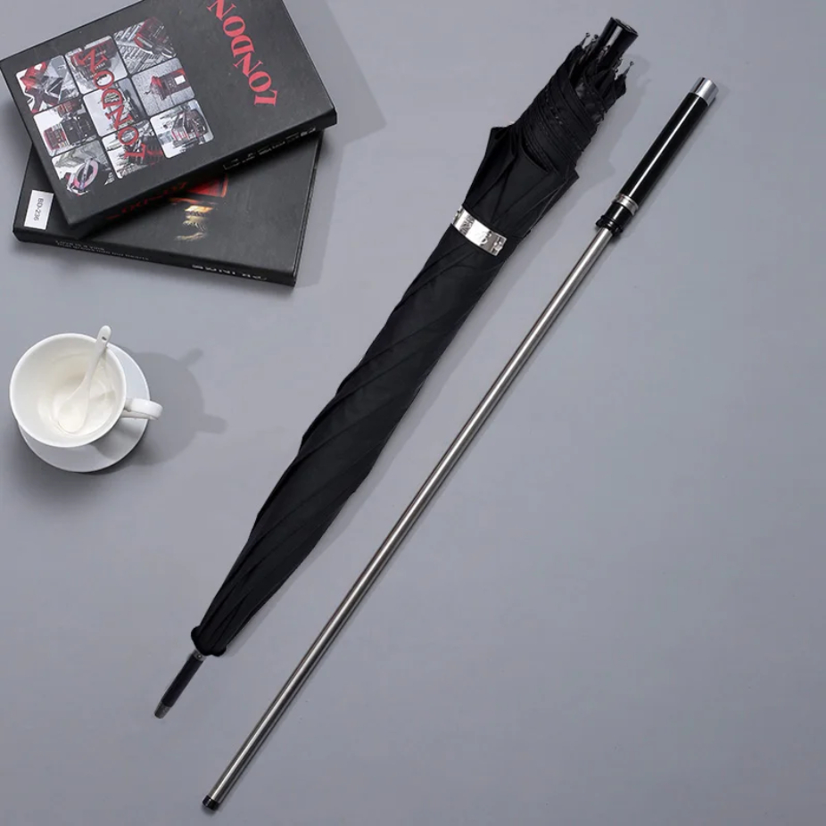 Self-defense Long-handle Windp - Golf Umbrella Large ulasan dan harga